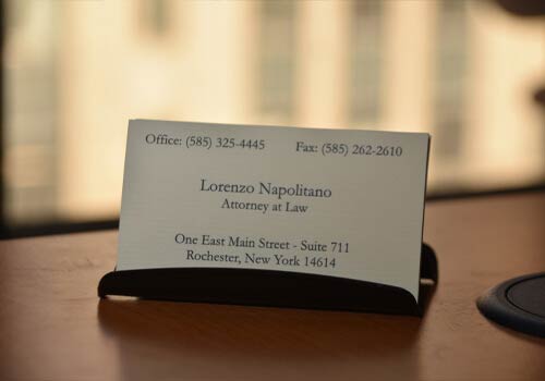 Lorenzo Napolitano Attorney at Law | One East Main Street - Suite 711 Rochester, New York 14614